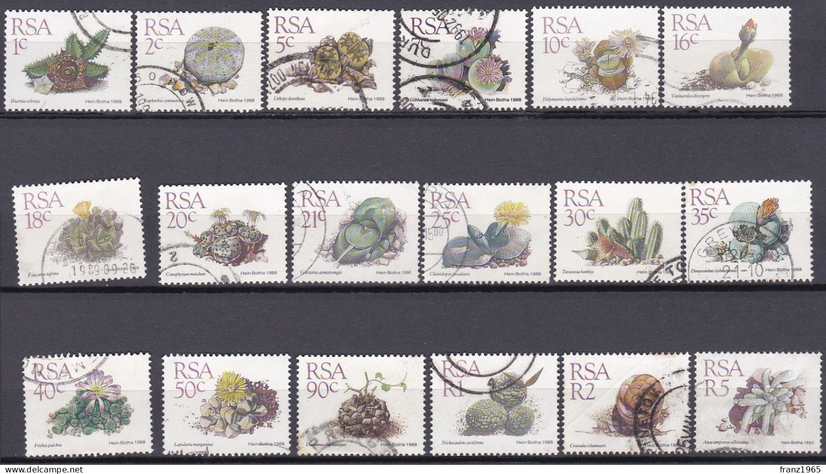 Succulentes - 1988 - Used Stamps