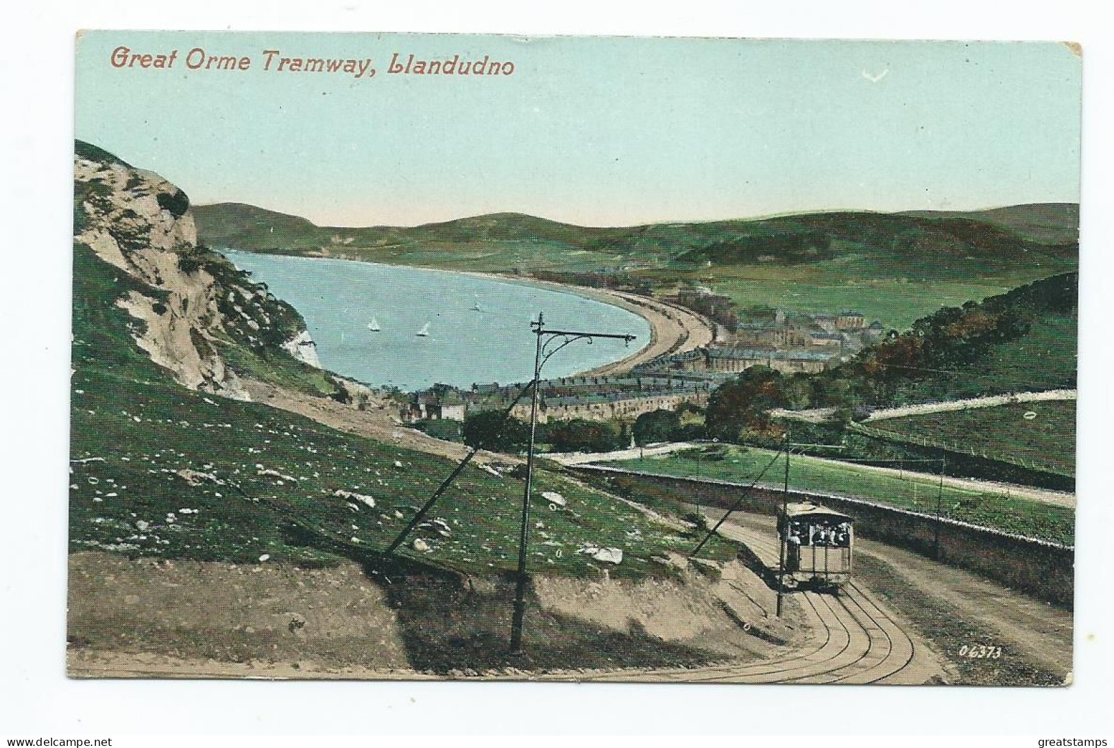 Postcard Wales Llandudno Tramway Great Orme Gwnedd Valentine's Unused - Gwynedd