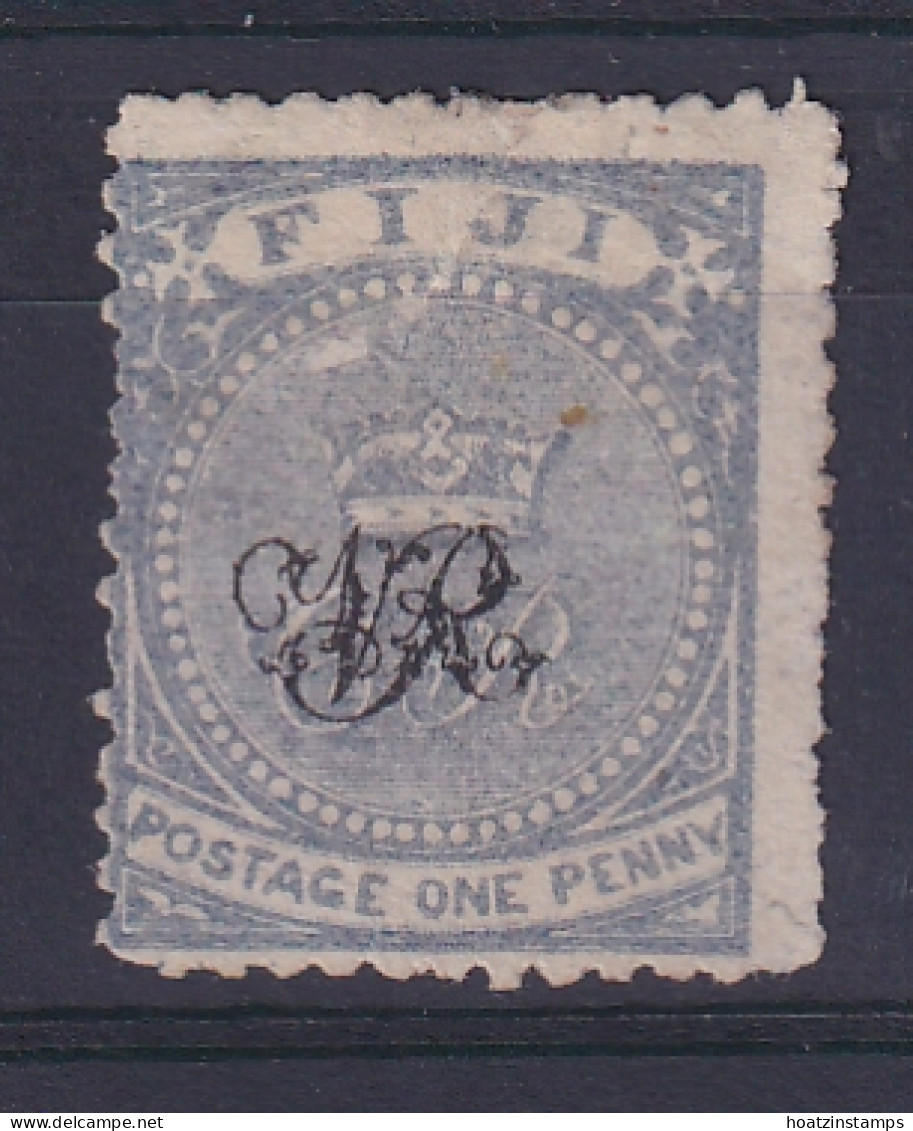 Fiji: 1876/77   Badge    SG28    1d   Grey-blue   MH - Fiji (...-1970)