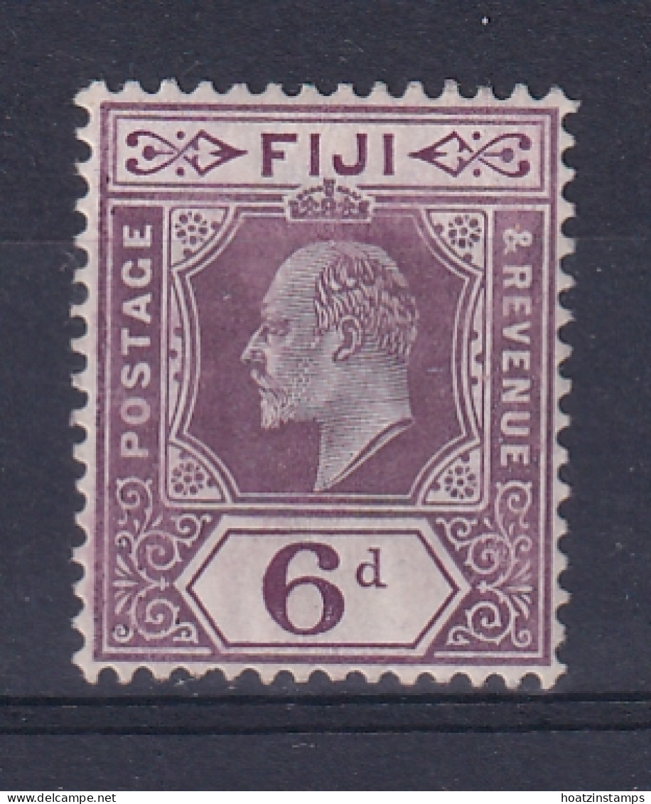 Fiji: 1906/12   Edward    SG121    6d    MH - Fiji (...-1970)