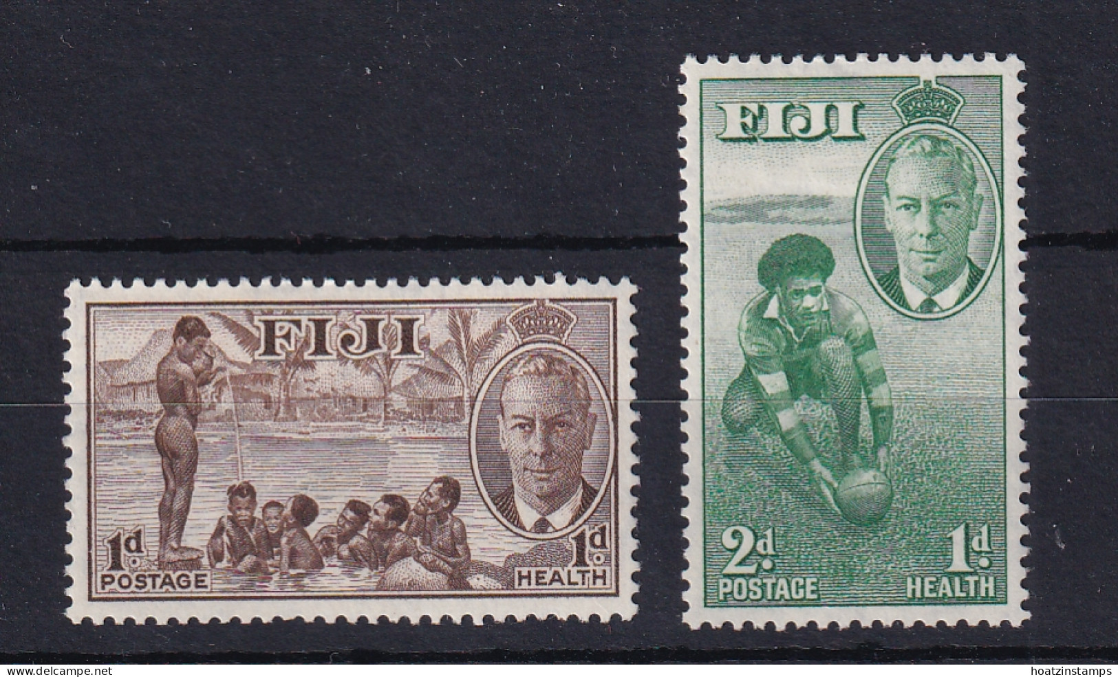 Fiji: 1951   Health Stamps     MH - Fiji (...-1970)