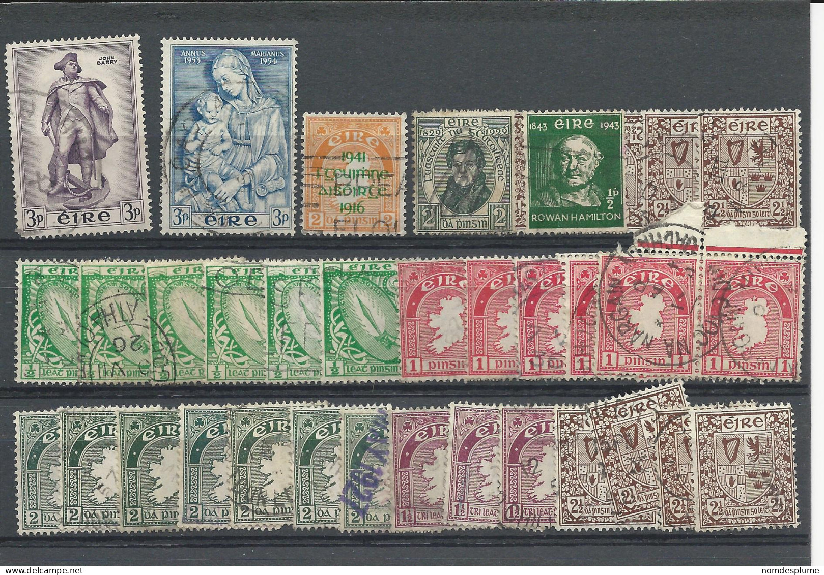 26306) Ireland Collection Postmarks Shades - Verzamelingen & Reeksen