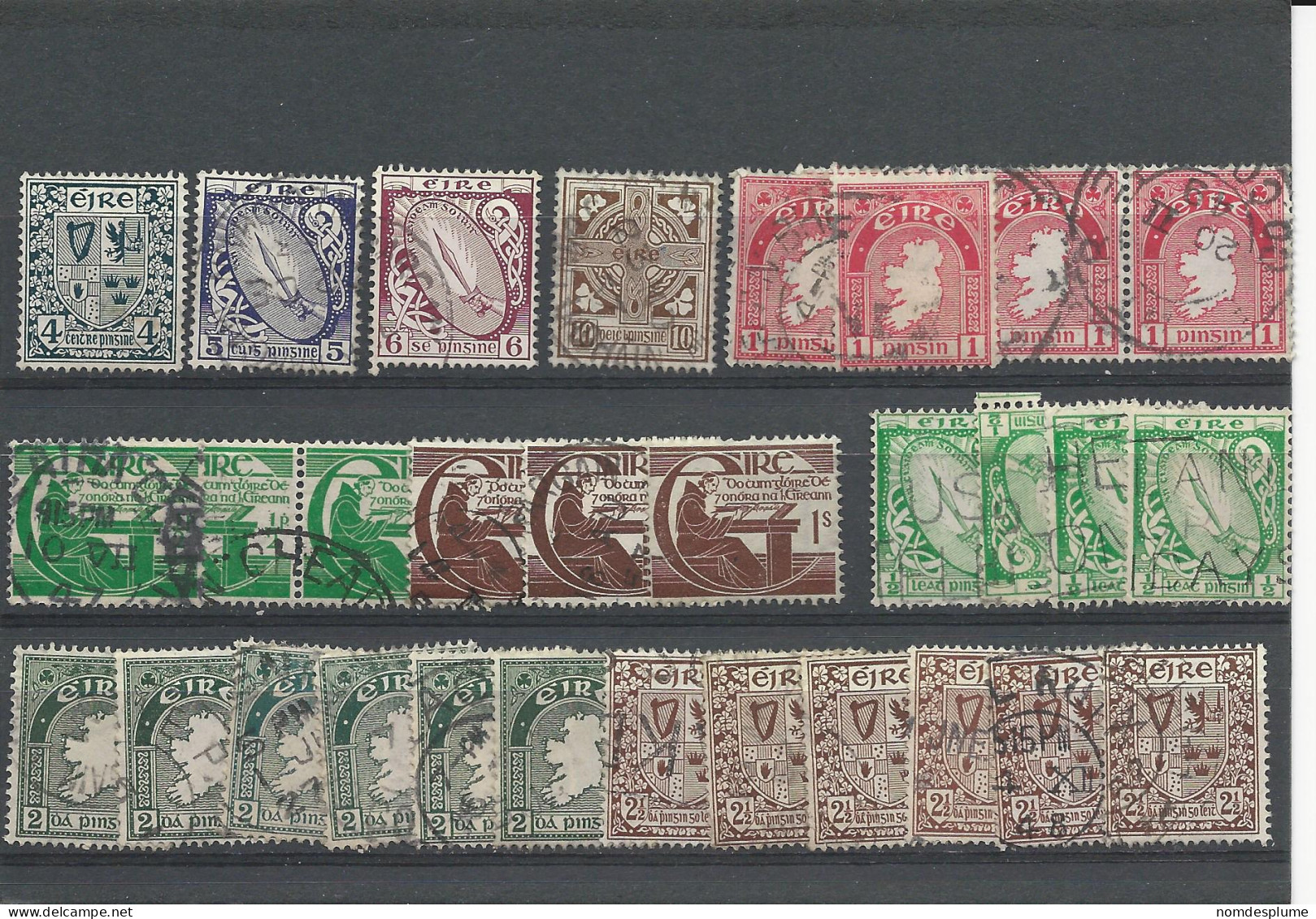 26308) Ireland Collection Postmarks Shades - Oblitérés