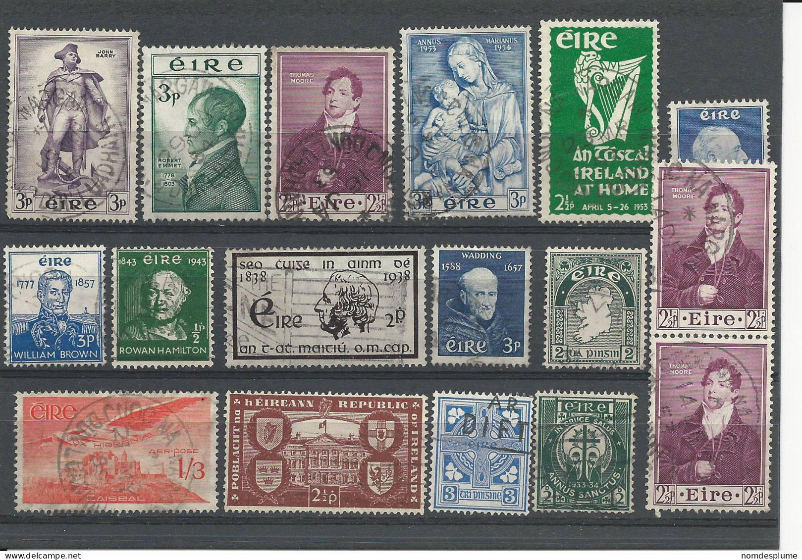 26311) Ireland Collection Postmarks Shades - Oblitérés