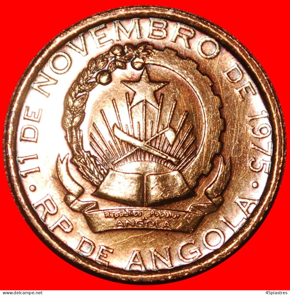 * GREAT BRITAIN (1978-1991): ANGOLA  50 KWANZAS! 1975 FREEDOM FROM PORTUGAL! RARE COMMUNIST  · LOW START ·  NO RESERVE! - Angola