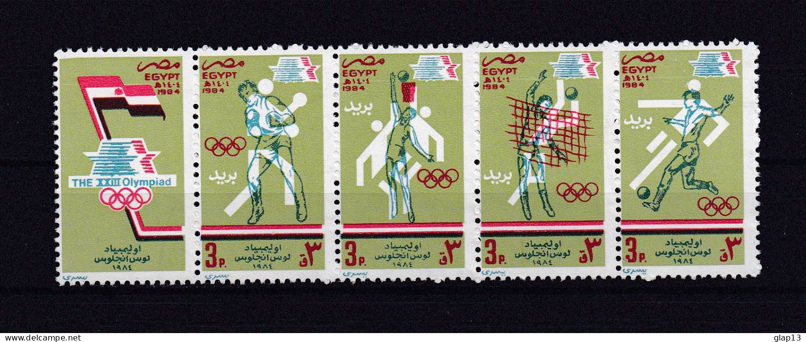 EGYPTE 1984 TIMBRE N°1244/47 NEUF** JEUX OLYMPIQUES DE LOS ANGELES - Unused Stamps