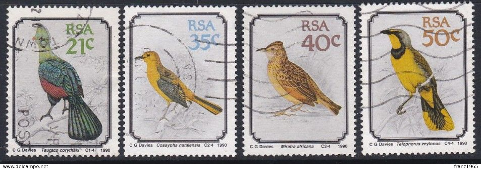 Birds - 1990 - Used Stamps