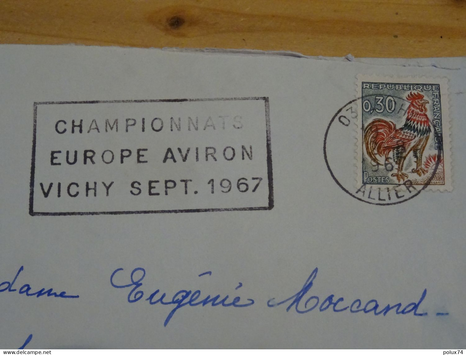 AVIRON  CHAMPIONNATS EUROPE  VICHY 1967 - Aviron