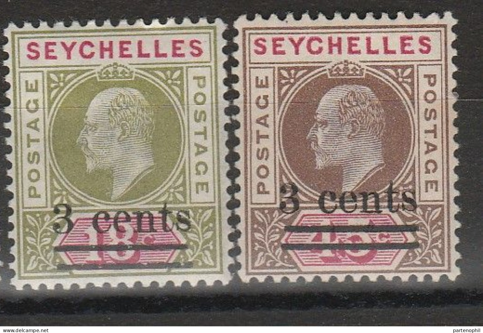 Seychelles 1903 - 2 Val. MH - Seychellen (...-1976)