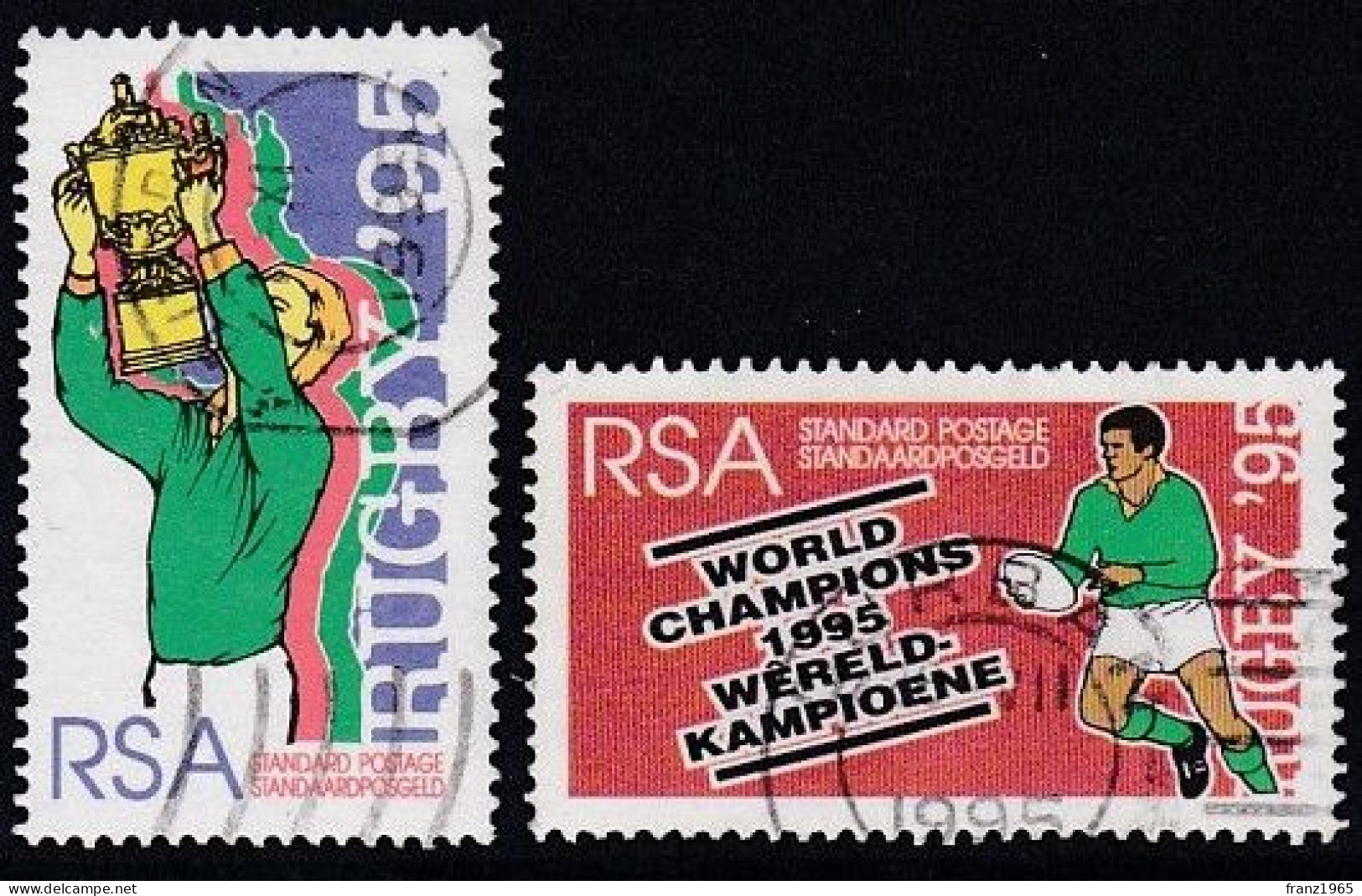 Rugby World Champion - 1995 - Used Stamps