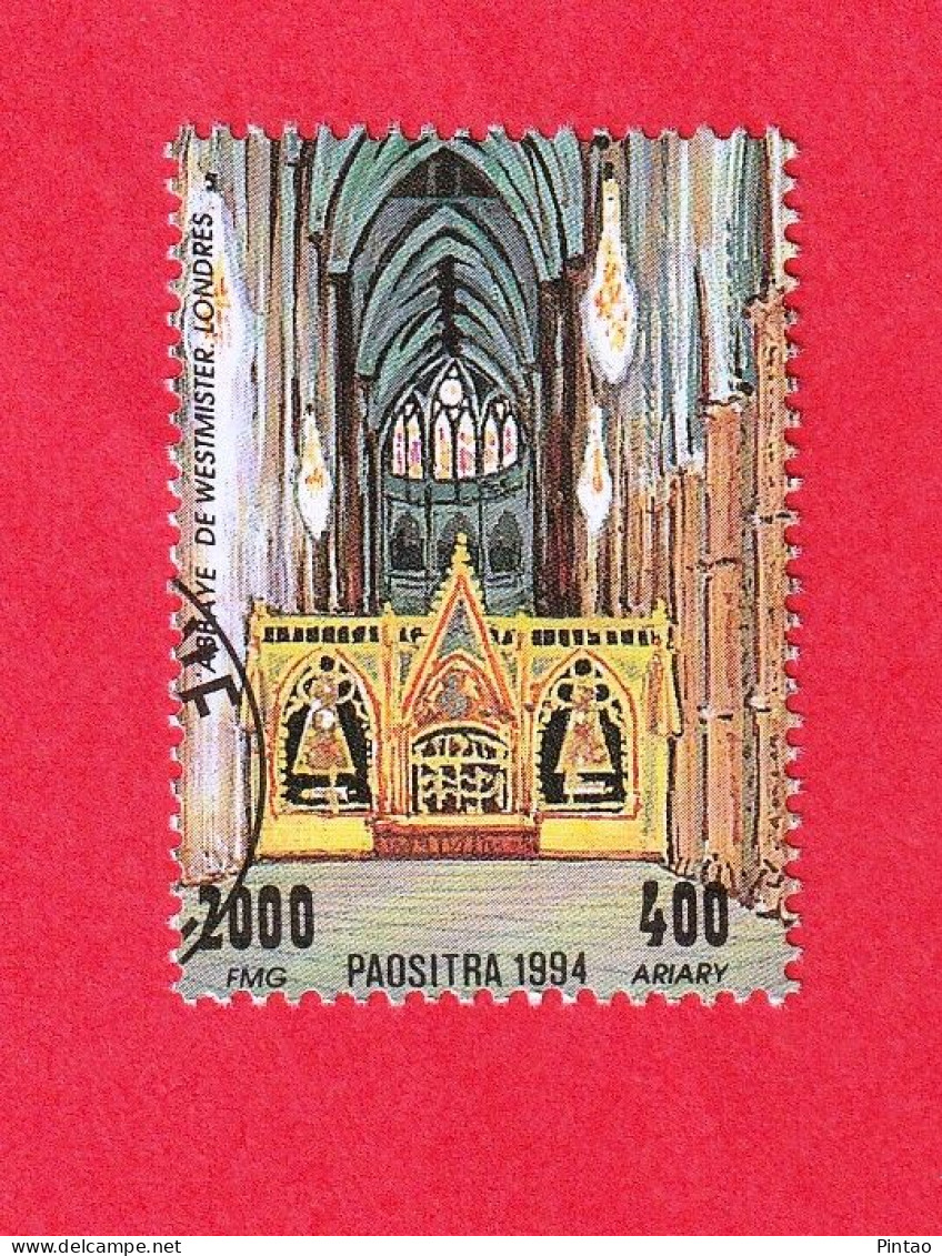 WW14225sr- MADAGASCAR 1994- CTO (ABADIA De WESTMISTER) - Abdijen En Kloosters