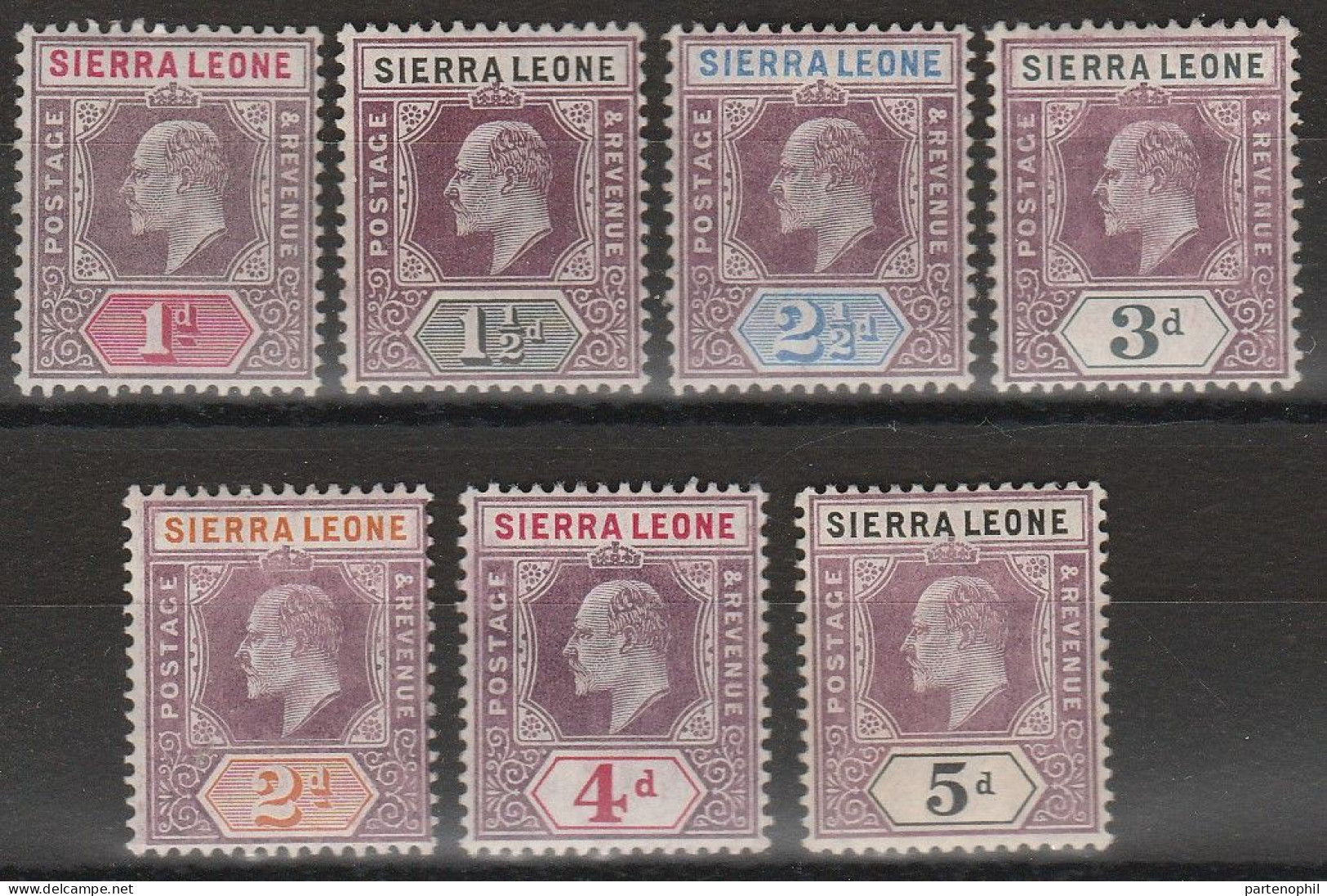 Sierra Leone 1904 - 63/69 MH - Sierra Leone (...-1960)