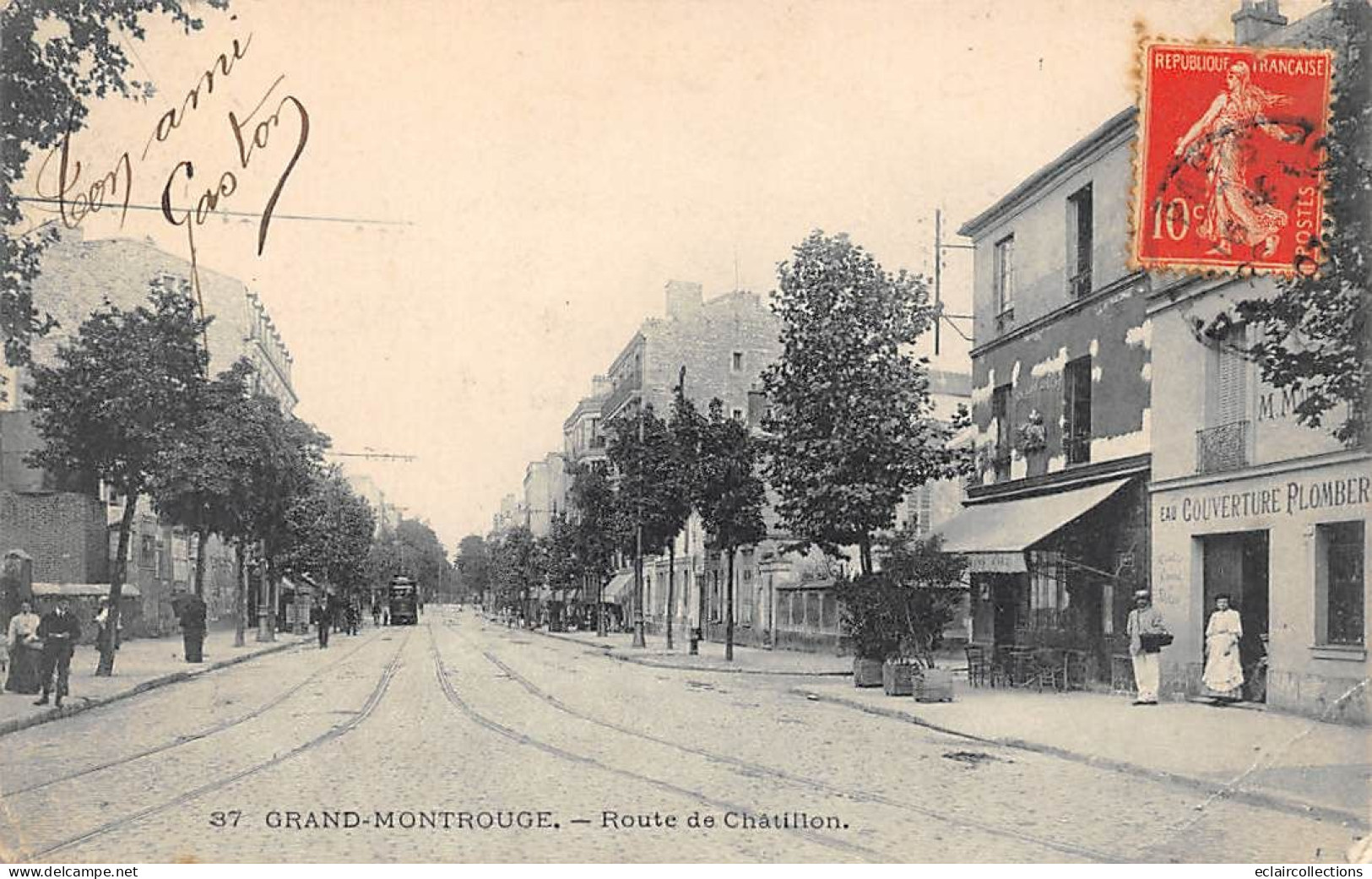 Montrouge         92       Route De Châtillon .  N° 37         (voir Scan) - Montrouge