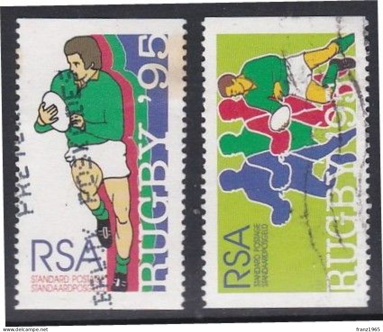 Rugby Coil Stamps- 1995 - Usati