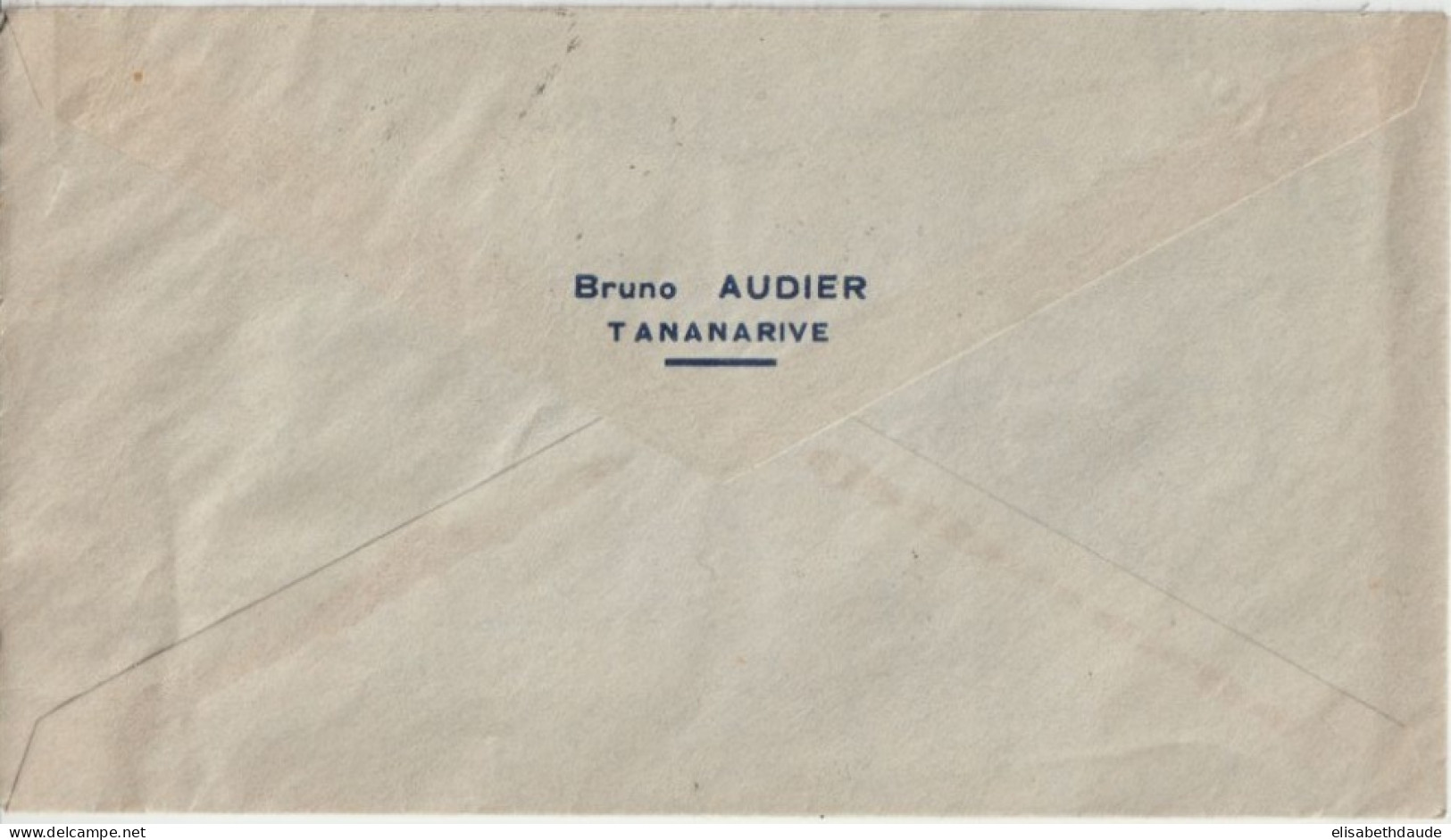 MADAGASCAR - 1938 - POSTE AERIENNE Sur ENVELOPPE De TANANARIVE => PARIS - Covers & Documents