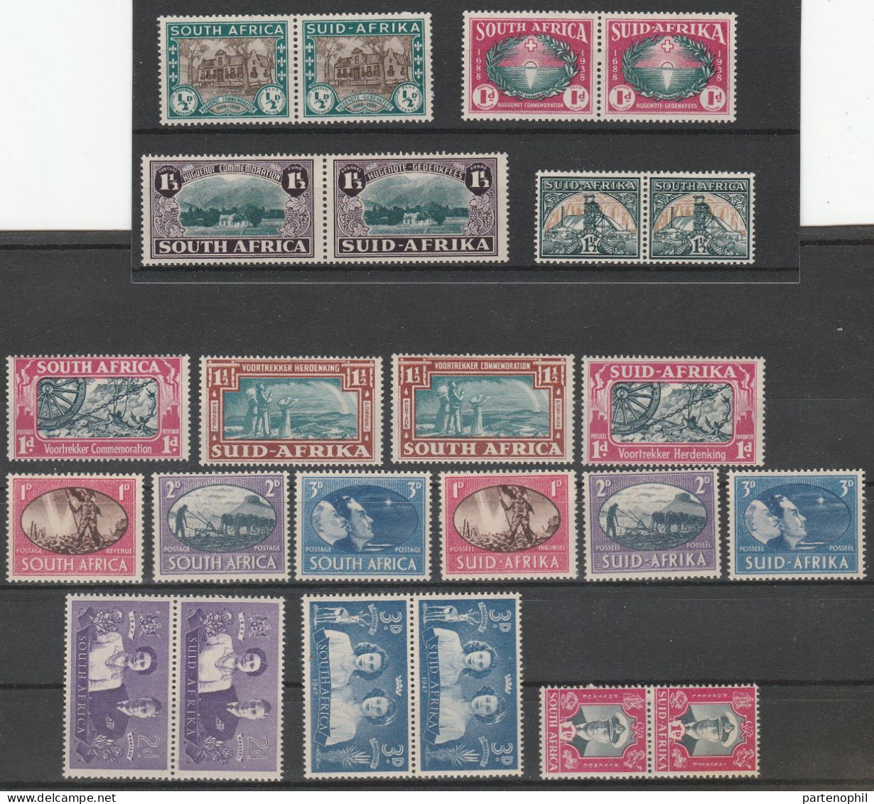 Unione Sudafricana 1938/45 - 24 Val.MH - Ongebruikt