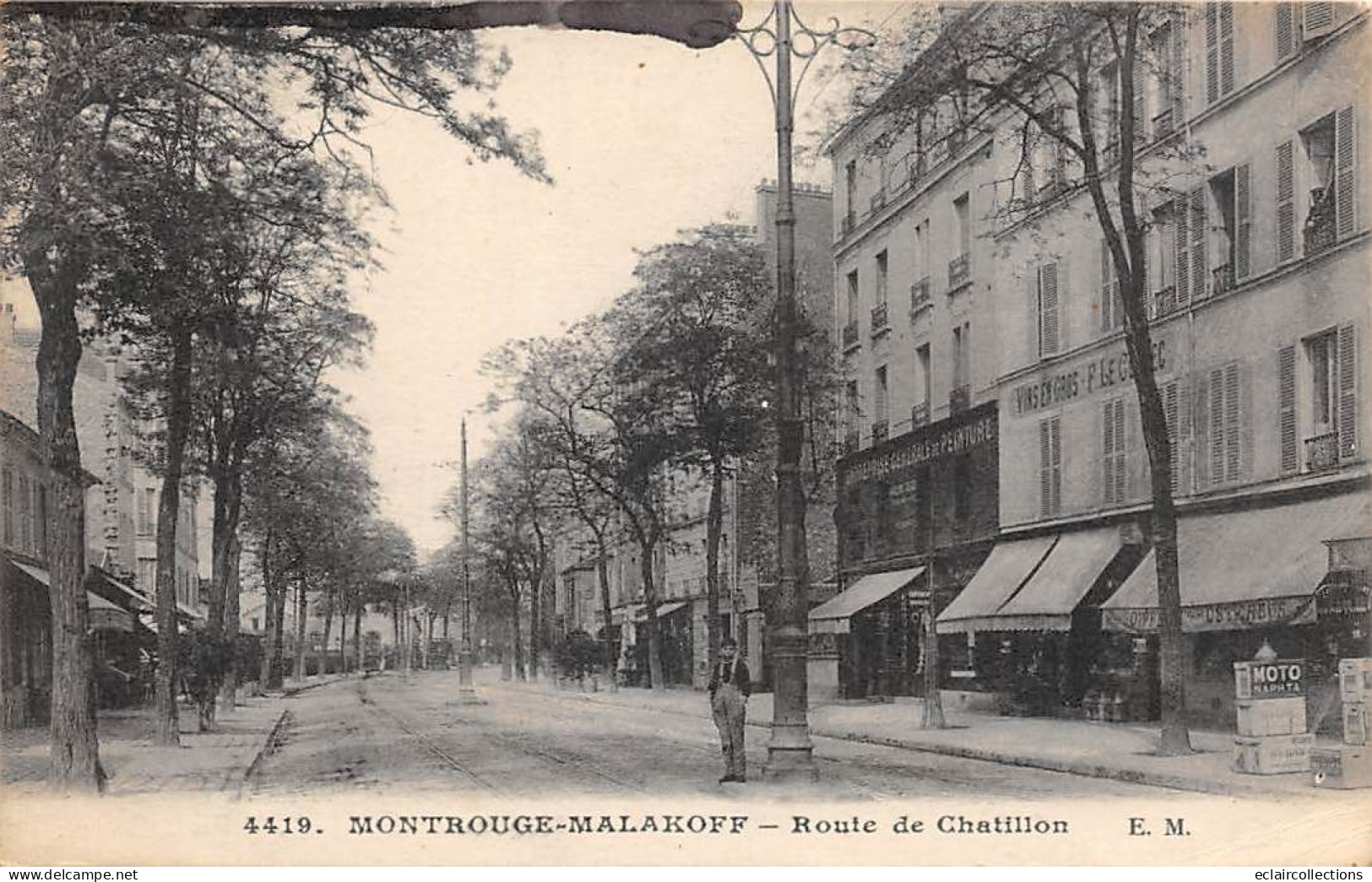 Montrouge         92        Route  De Châtillon.    Entreprise De Peinture  N° 4419       (voir Scan) - Montrouge