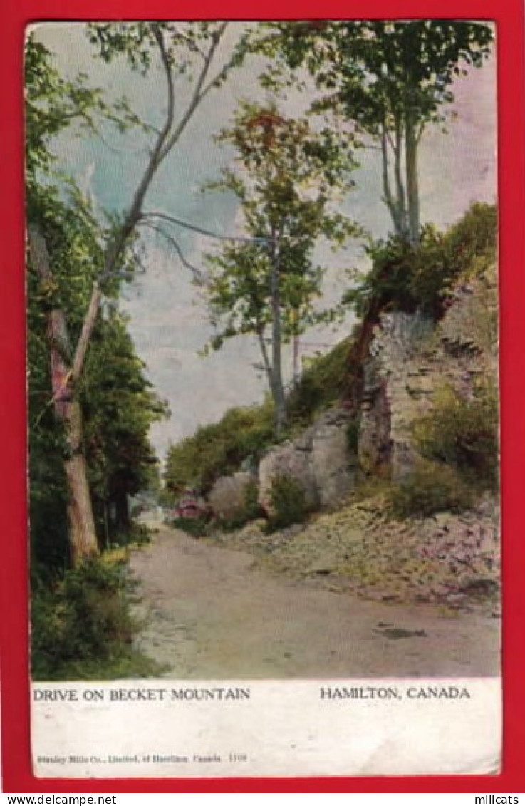 CANADA  ONT   HAMILTON  DRIVE ON BECKET MOUNTAIN   Pu 1908 - Hamilton