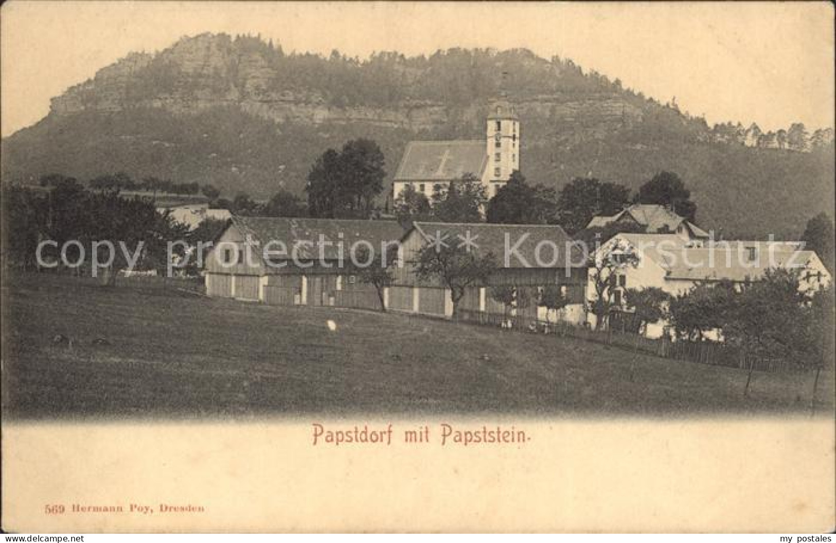 42206086 Papstdorf Papststein Papstdorf - Gohrisch