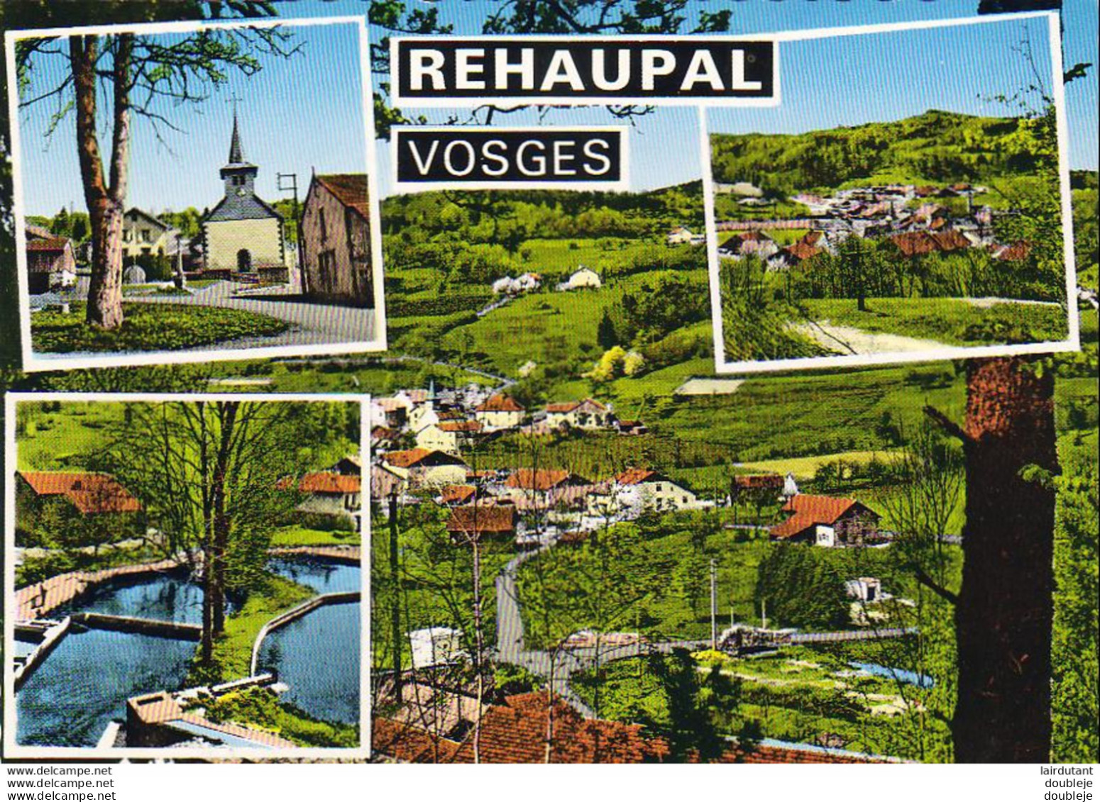 D88  RÈHAUPAL    ........... Carte Multivue - Granges Sur Vologne