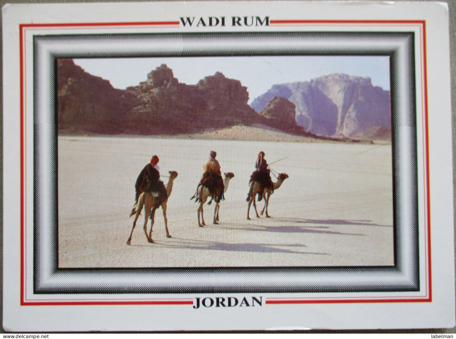 KINGDOM JORDAN DESERT WADI RUM MOUNTAINS ROCKS POSTCARD CARTOLINA KARTE CARTE POSTALE ANSICHTSKARTE CARD POSTKARTE - Jordanien