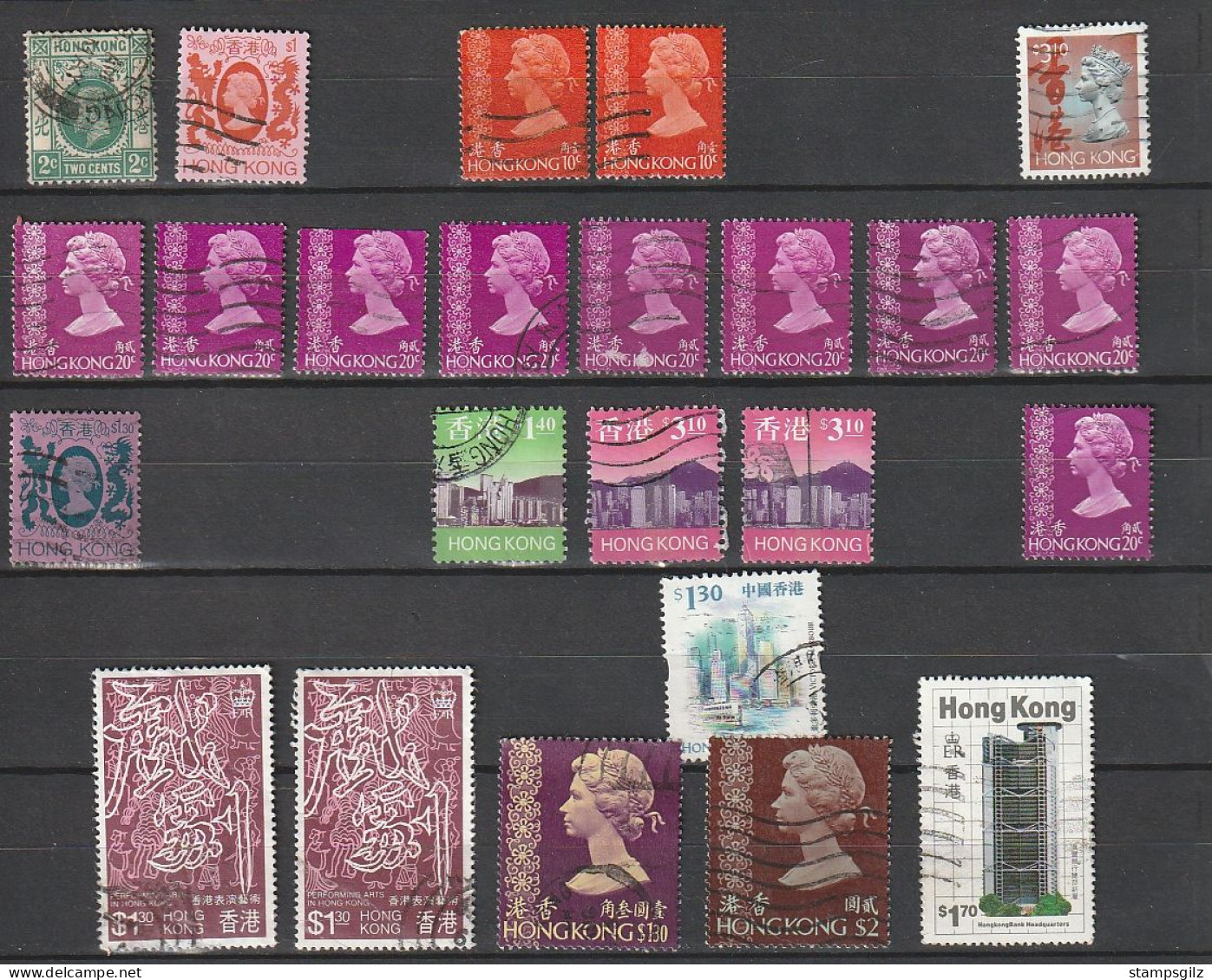 Hong Kong ,lot De 24 Timbres Oblitéré - Lots & Serien