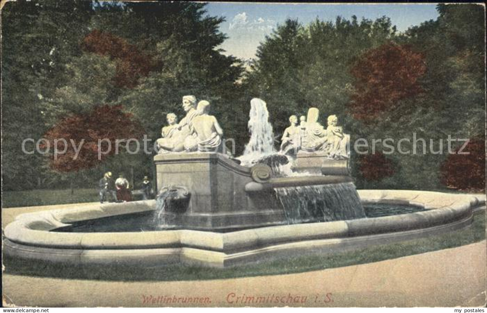 42205058 Crimmitschau Wettinbrunnen Crimmitschau - Crimmitschau