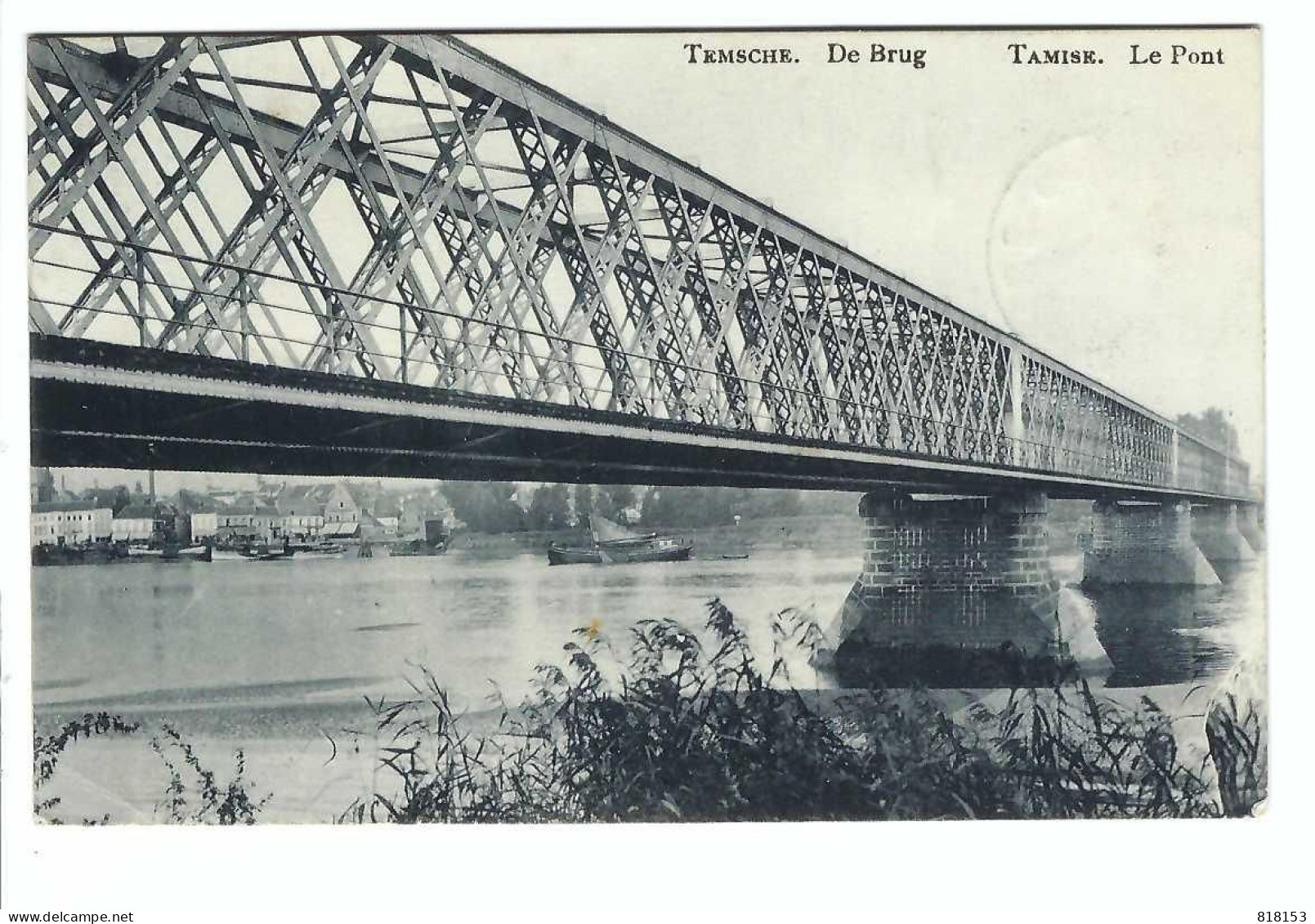 Temse  TEMSCHE  De Brug  TAMISE  Le Pont  1912 - Temse