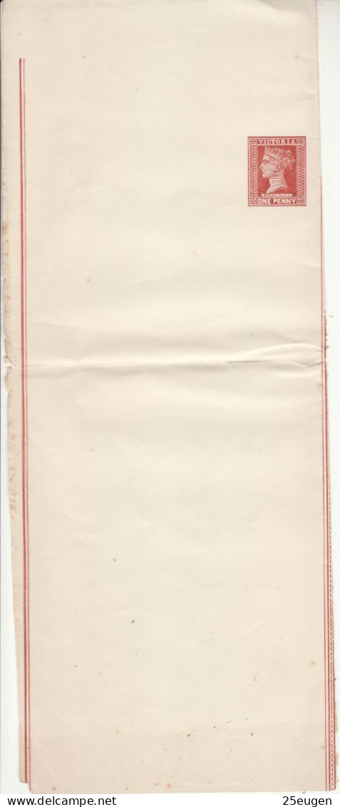 VICTORIA 1890  WRAPPER UNUSED - Lettres & Documents