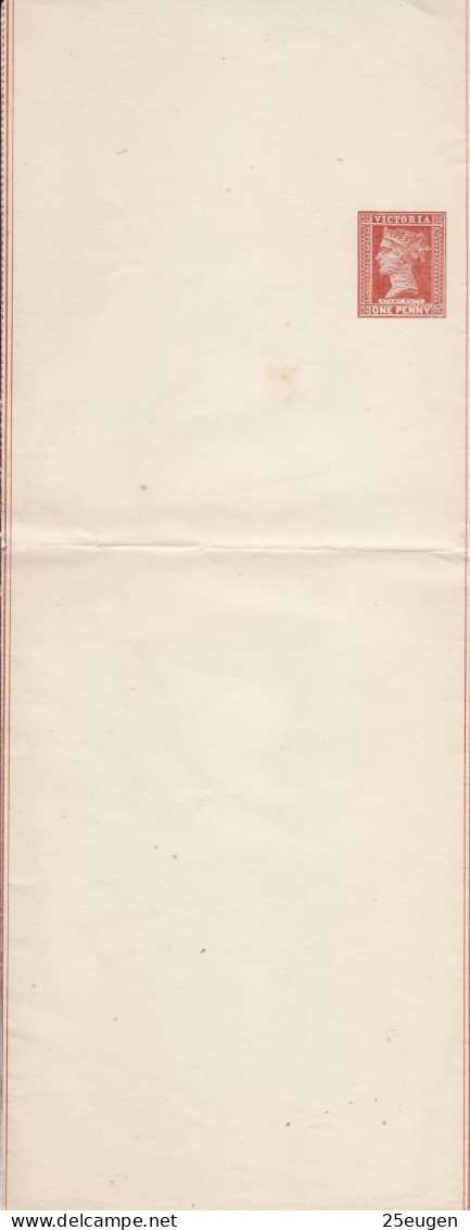 VICTORIA 1890  WRAPPER UNUSED - Lettres & Documents