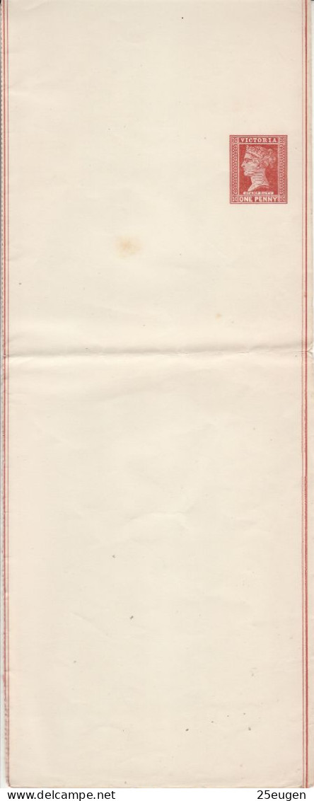 VICTORIA 1890  WRAPPER UNUSED - Lettres & Documents