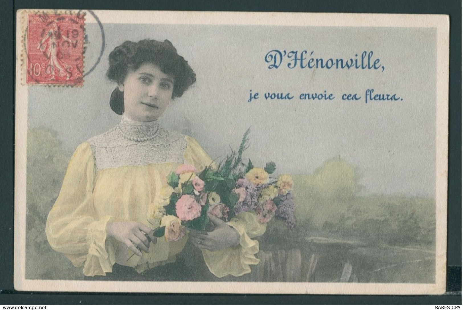 60 HENONVILLE - Je Vous Envoie Ces Fleurs D'Hénonville - Andere & Zonder Classificatie