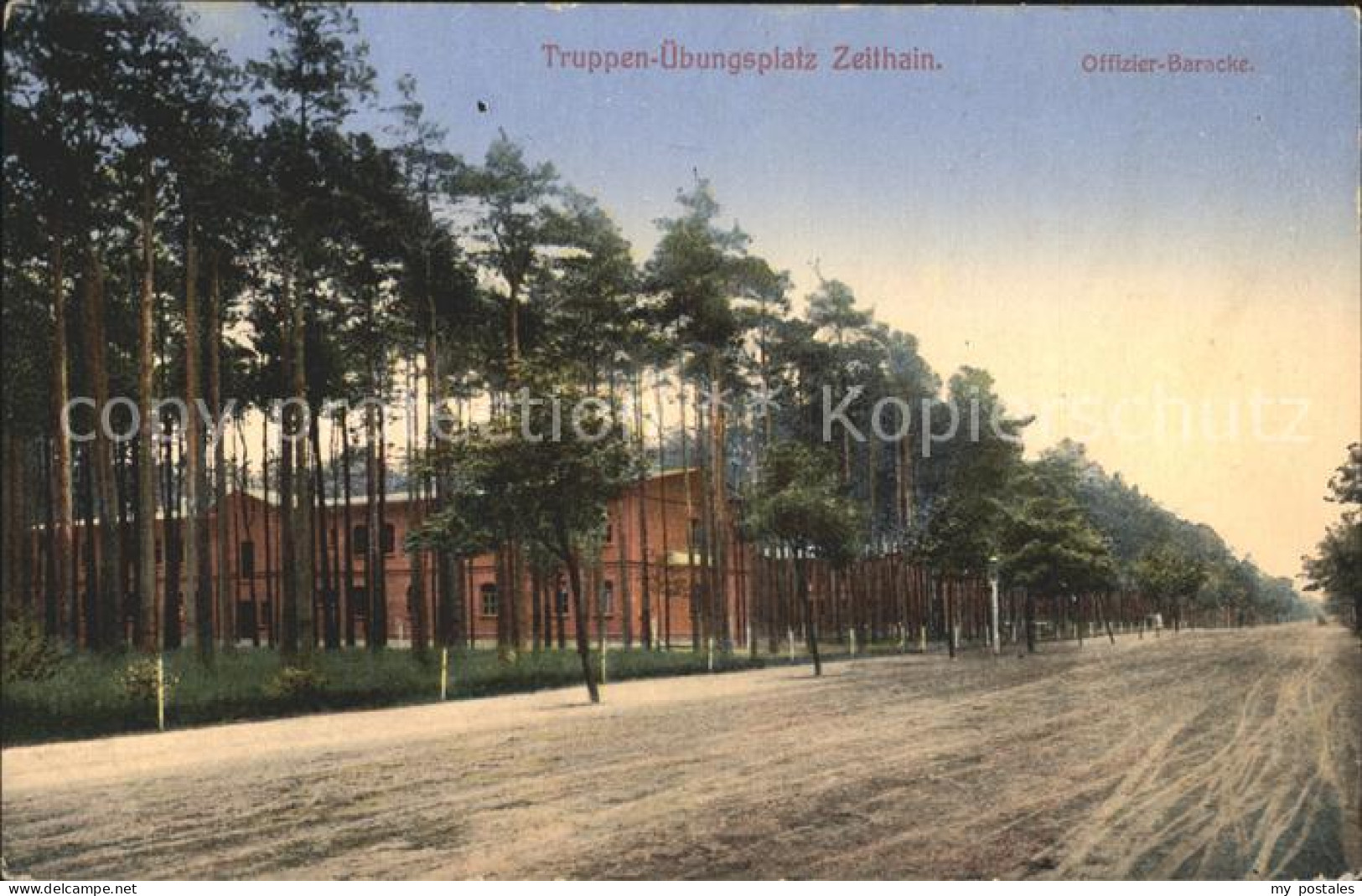 42203970 Zeithain Truppenuebungsplatz Offizier- Baracke Zeithain - Zeithain