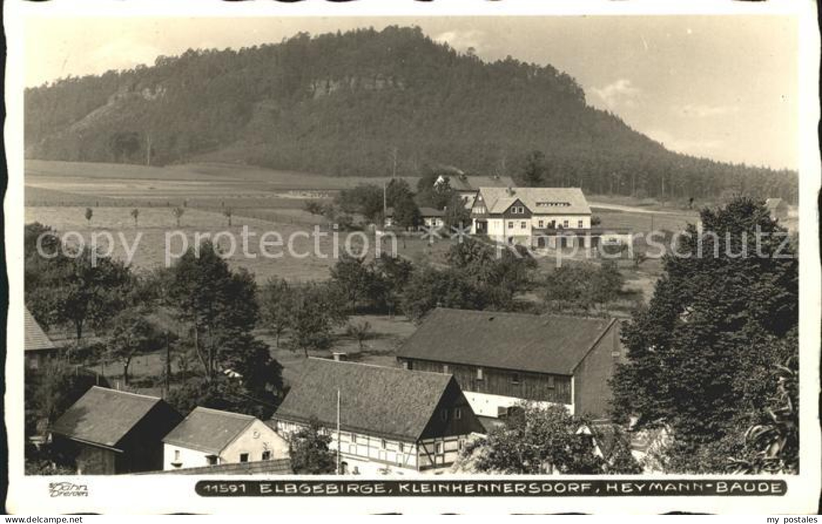 42203959 Kleinhennersdorf Elbgebirge Heymann- Baude Kleinhennersdorf - Gohrisch