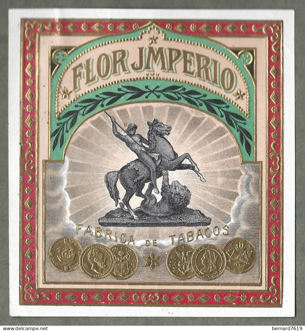 Publicite   Cigare - Tabac  -  Flor Imperrio  - Fabrica De Tabacos  Vers 1880 -1900 - - Autres & Non Classés