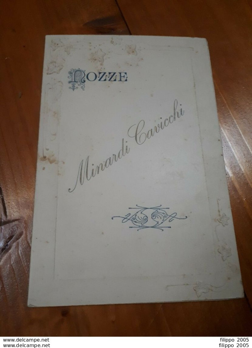 1891 E 1913 - AREZZO E PIEVE DI CENTO - 2 BIGLIETTI NOZZE MATRIMONIO - SONETTO - Mariage