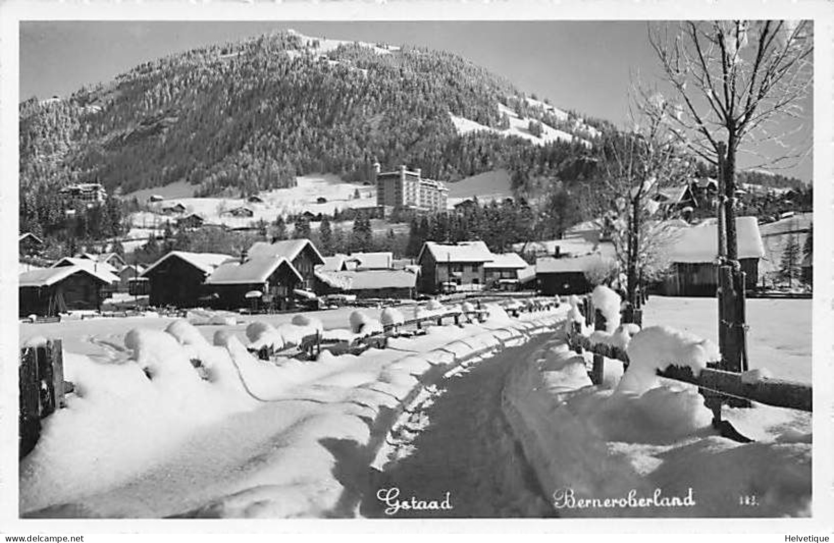 Gstaad Berneroberland Im Winter En Hiver Palace - Gstaad