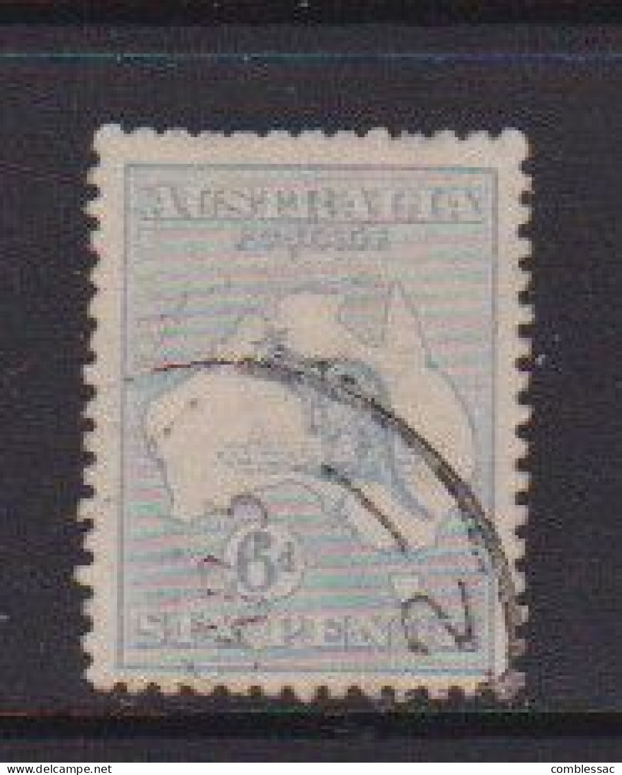 AUSTRALIA    1915    6d  Dull  Blue    Wmk W6      USED - Gebruikt