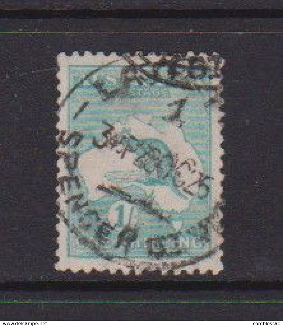 AUSTRALIA    1916    1/- Blue  Green    DIE Ii      USED - Used Stamps