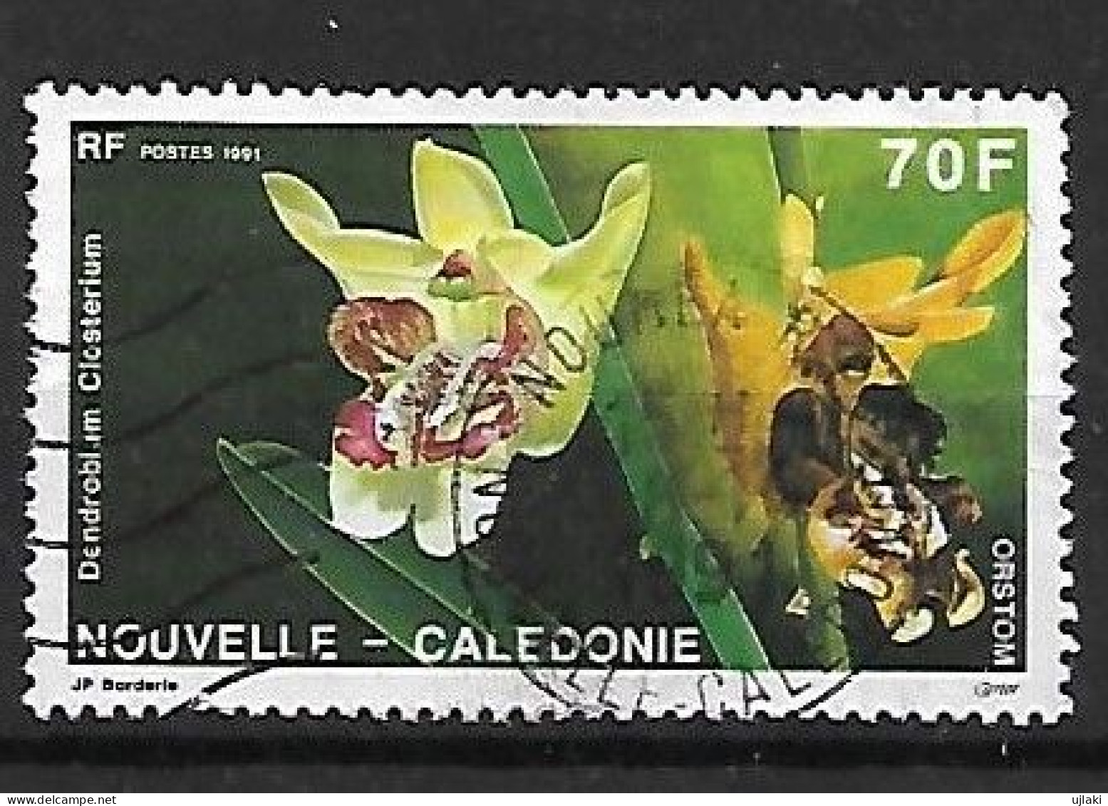 NOUVELLE CALEDONIE: Flore Alédonienne :orchidées     N°615  Année:1991. - Used Stamps