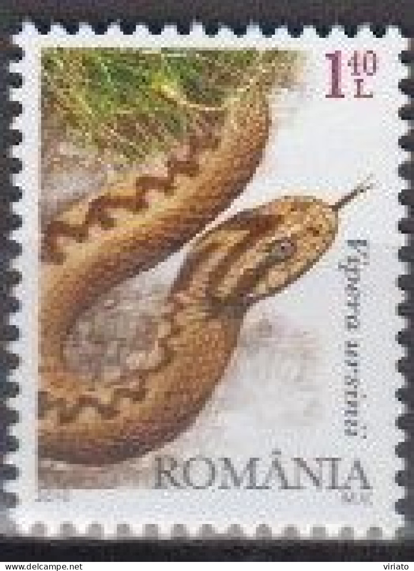 Romania 2010 (MNH) - Mi 6445 - Meadow Viper (Vipera Ursinii) - Serpents