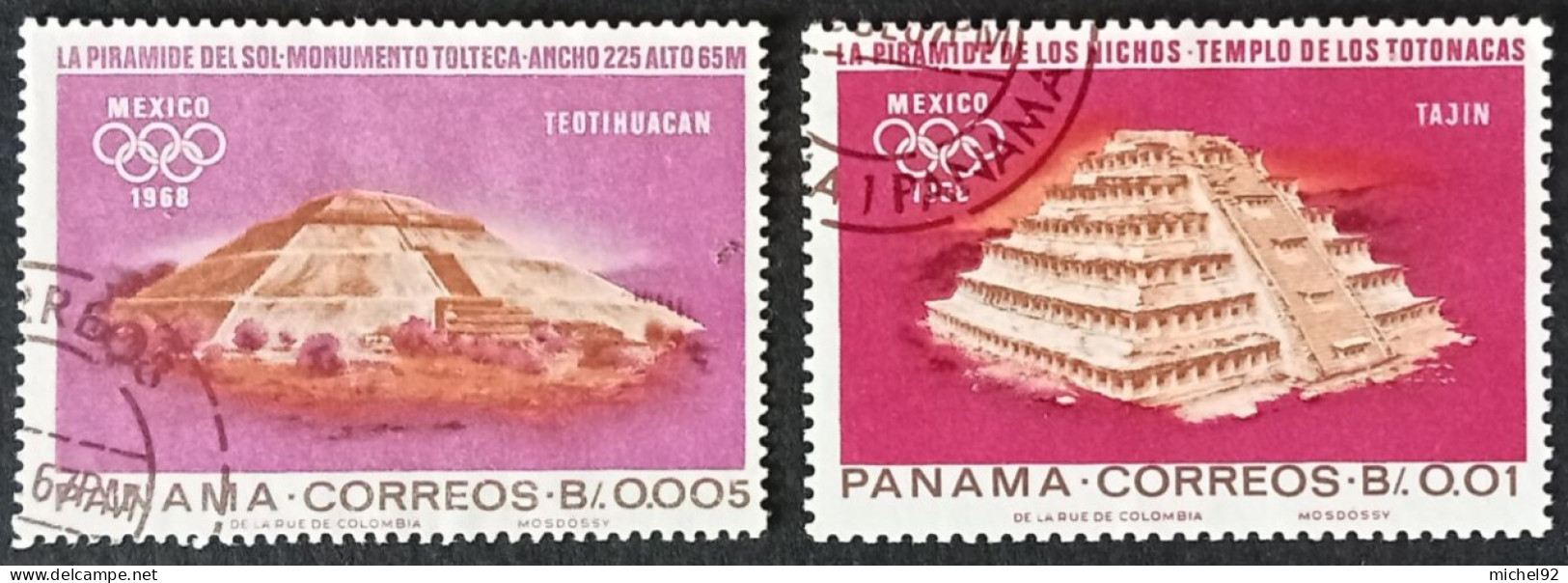 Panama 1967 - YT N°438 Et 439 - Oblitéré - Panama