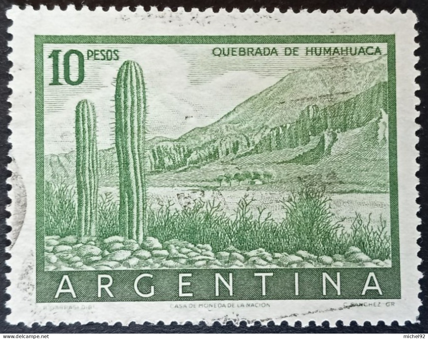 Argentine 1954-59 - YT N°550 - Oblitéré - Usati