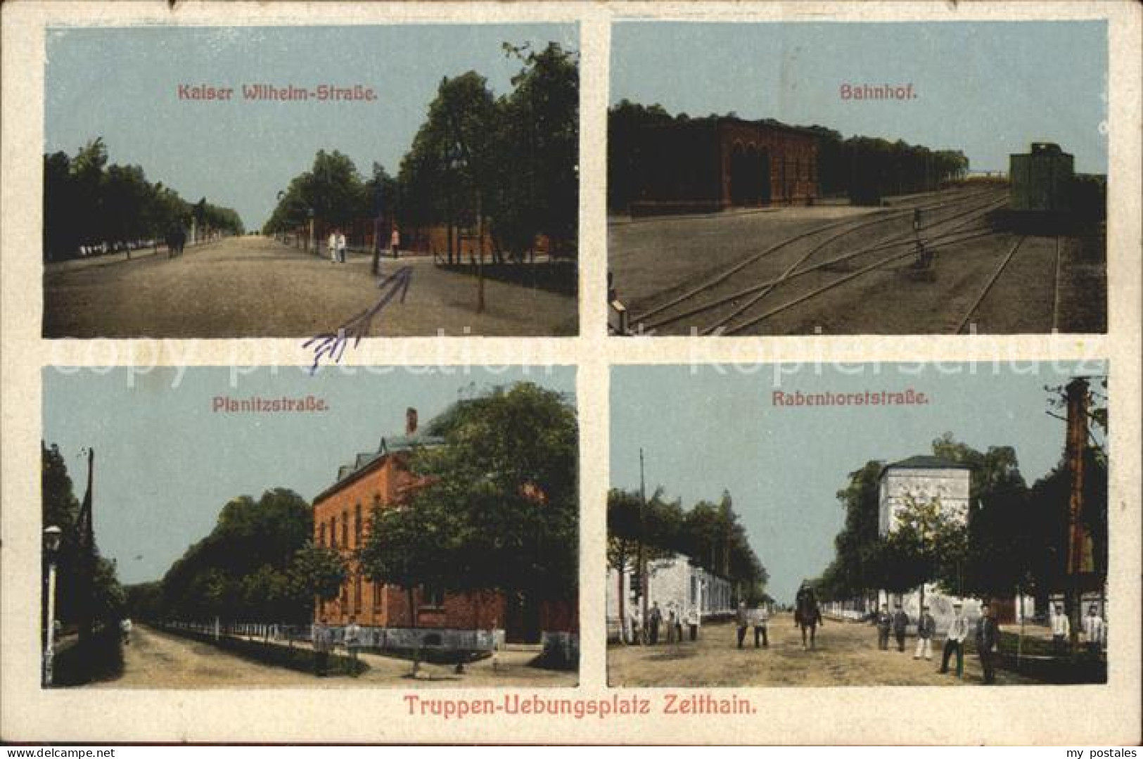 42197553 Zeithain Truppen-uebungsplatz Rabenhorststrasse Planitzstrasse Kaiser-W - Zeithain