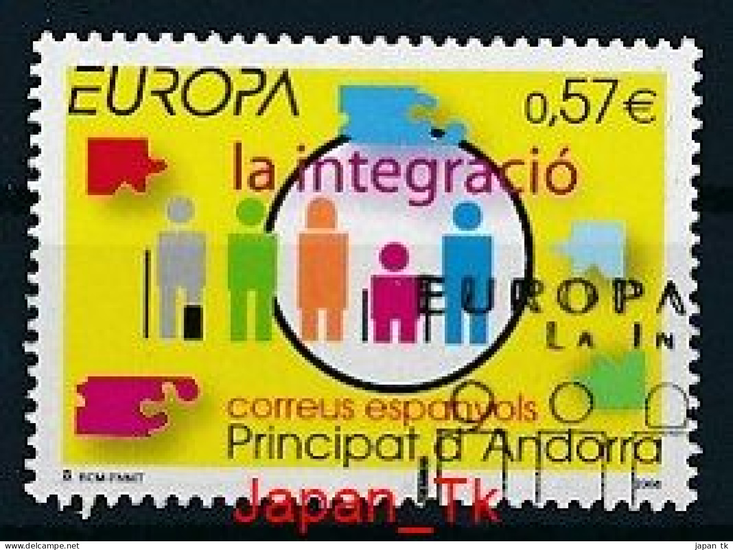 ANDORRA (span. Post ) Mi.Nr. 333  EUROPA CEPT "Integration" 2006 - Used - 2006