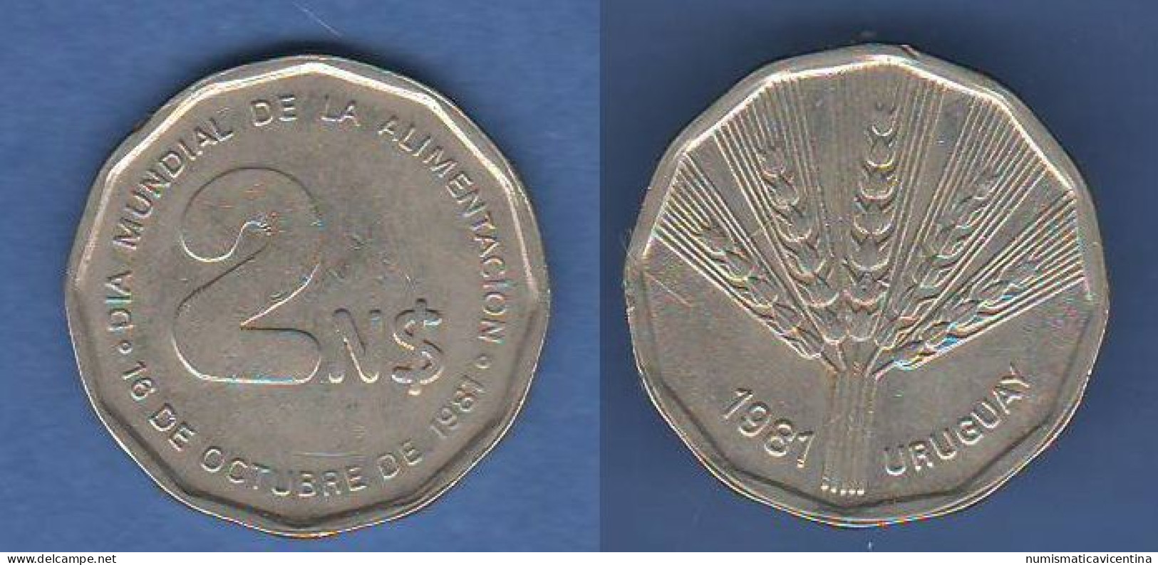 Uruguay 2 Nuovi Pesos 1981 FAO South America - Uruguay