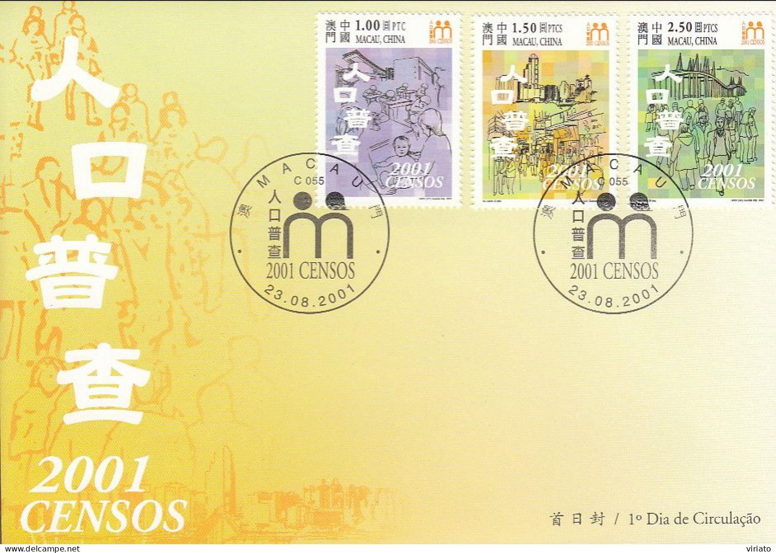 ENA020 - Censos - 23.08.2001 - FDC