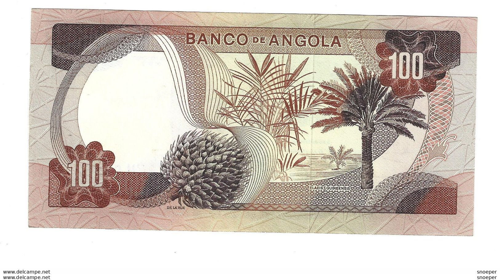 Angola 100 Escudos  1972  101  Unc - Angola