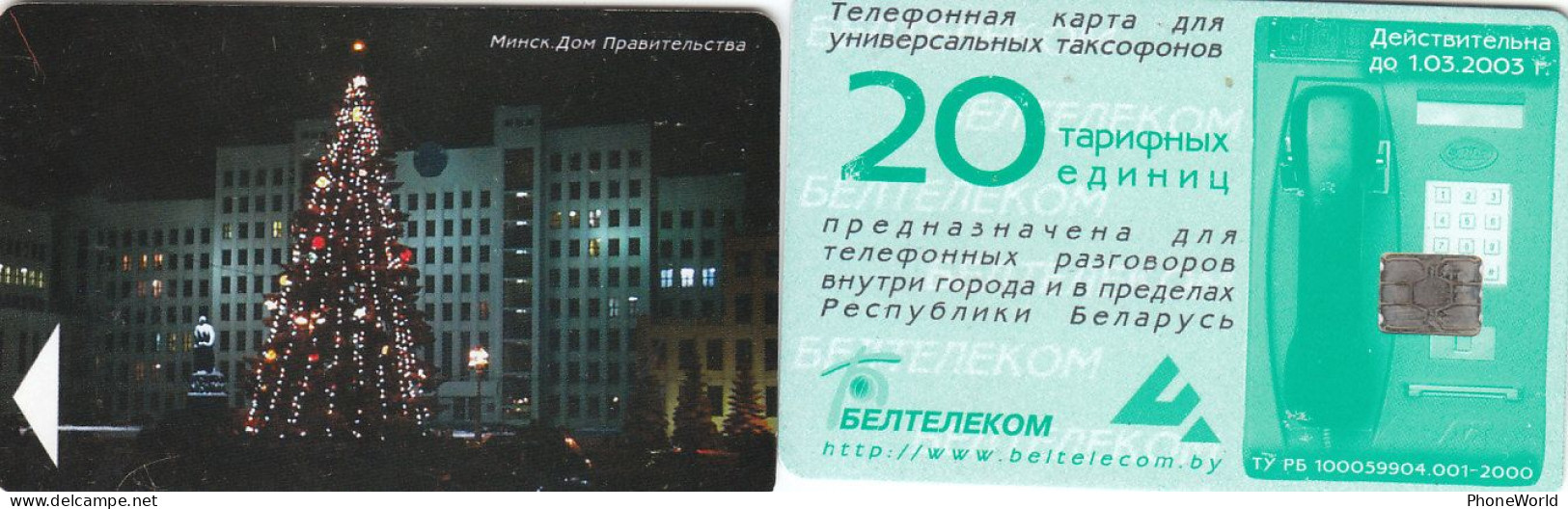 Belarus, Happy New Year 2001 & Christmas, Exp 2003, RR - Belarús