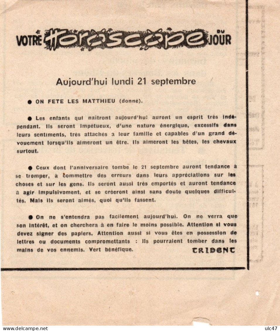 - Naissance De ... - Bébé Dans Le Landau - Avec En Plus  L'Horoscope Du Jour - Voir Le - Nascite